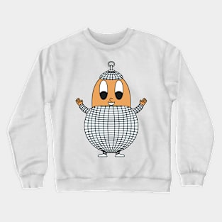 Disco-Ball Egg Crewneck Sweatshirt